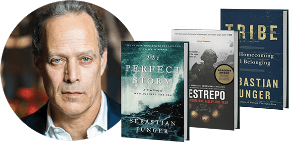 Sebastian Junger, author of The Perfect Storm, Restrepo, and Tribe